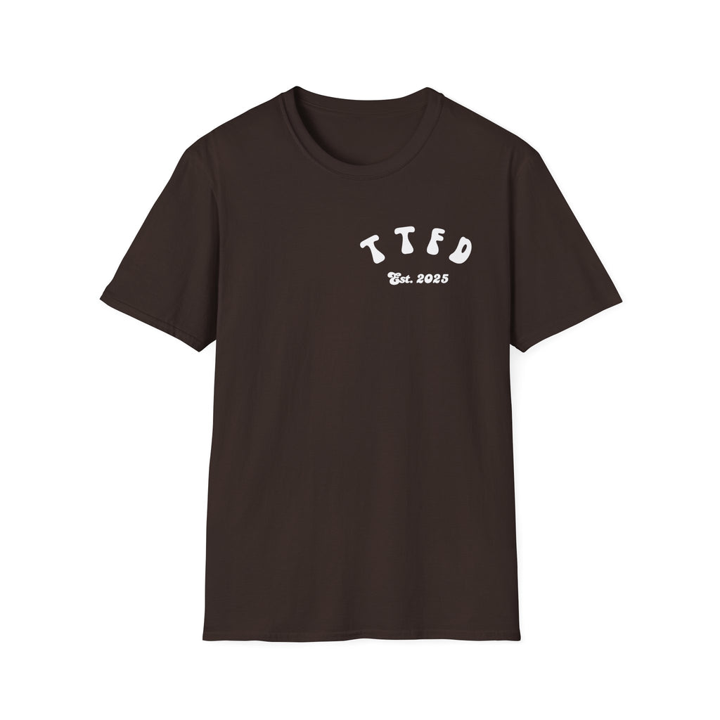 Unisex Softstyle T-Shirt with Retro Podcast Design, Perfect for Fans, Gift for Podcast Lovers, Casual Wear, Unique Tee, Comfort Fashion