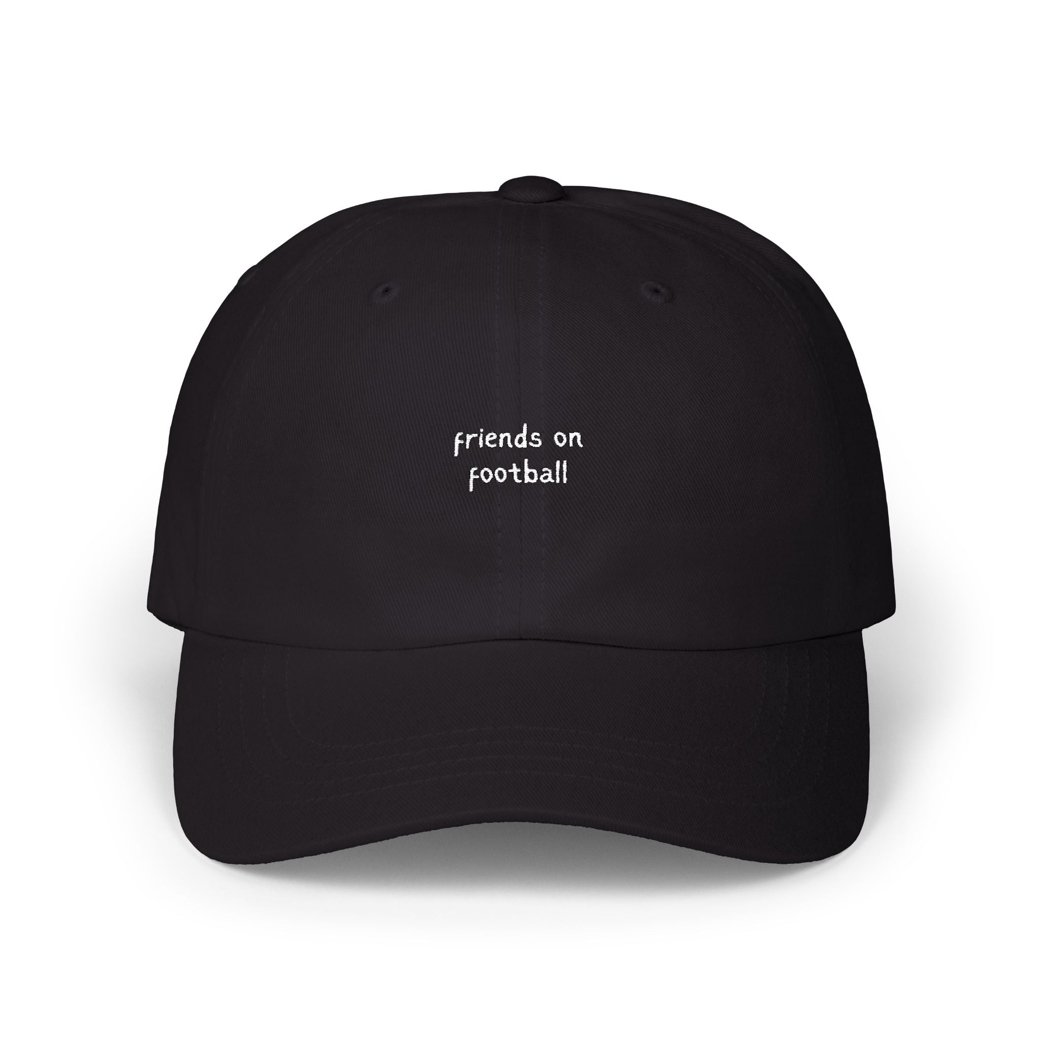 'Friends on Football' Classic Dad Cap - Embroidered
