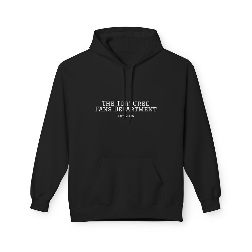 Tortured Fans Department Hoodie, Cozy Unisex Sweatshirt, Perfect for Fans, Gift for Occasions, Casual Wear, Fleece Pullover