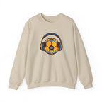 Crewneck Sweatshirt — 'Friends on Football' Headphones Logo