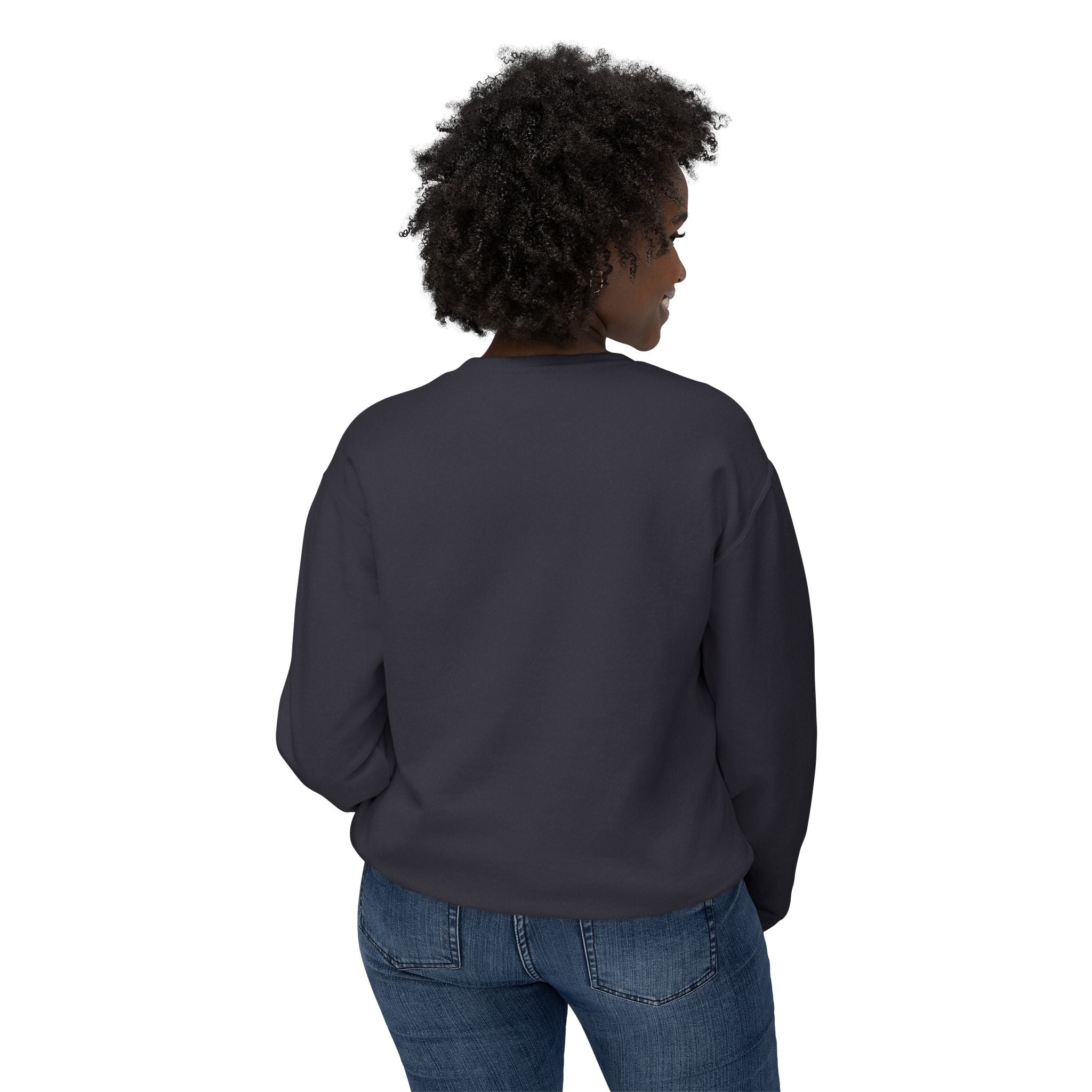 Minimalist "Saturated Fan" Crewneck Sweatshirt