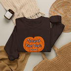 Crewneck Sweatshirt — Pumpkin "Tortured Fan" Halloween Graphic