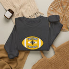 Tortured Fans Dept. Football Crewneck Sweatshirt (Yellow Logo)