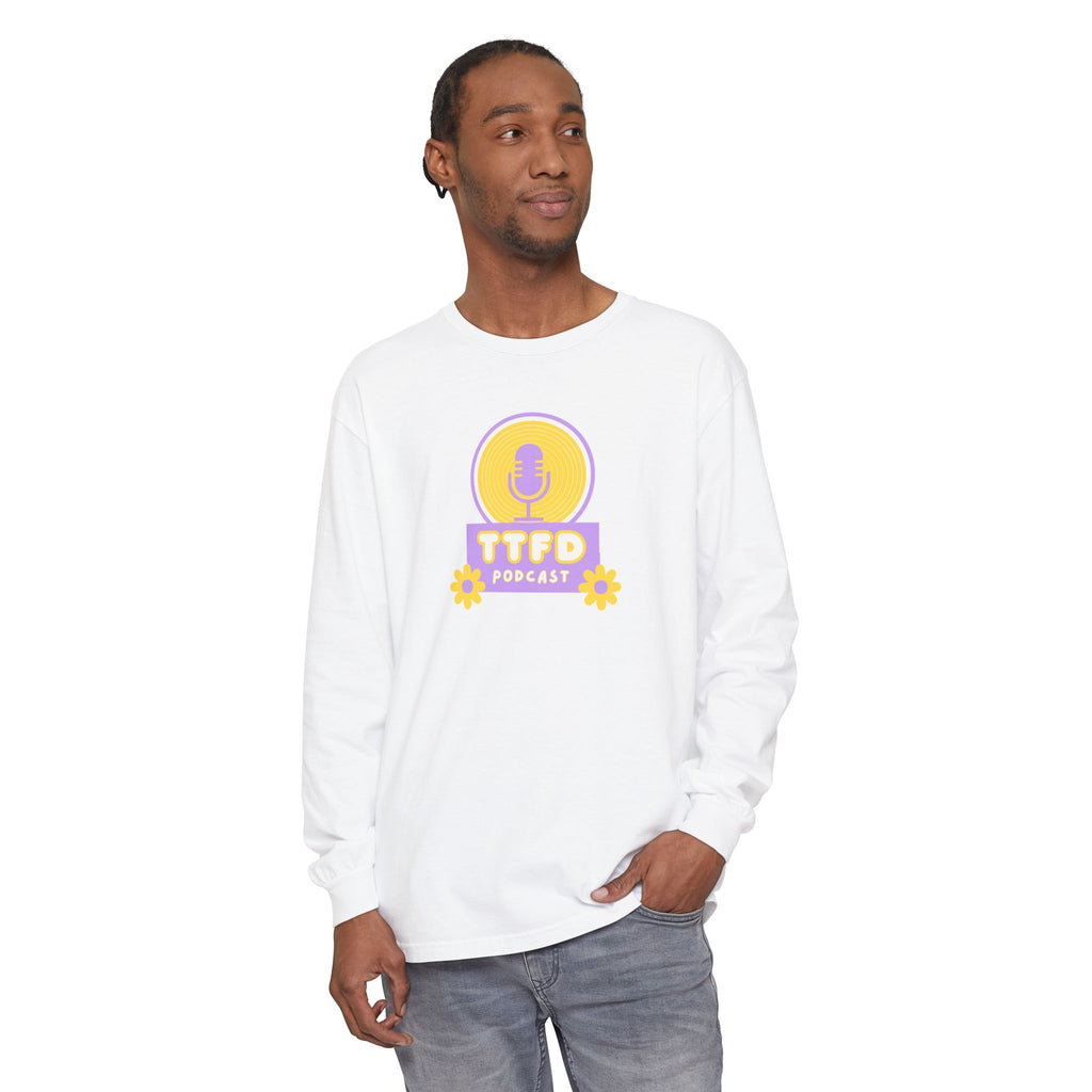 TTFD Floral Mic Long-Sleeve Tee