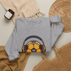 Crewneck Sweatshirt — 'Friends on Football' Headphones Logo