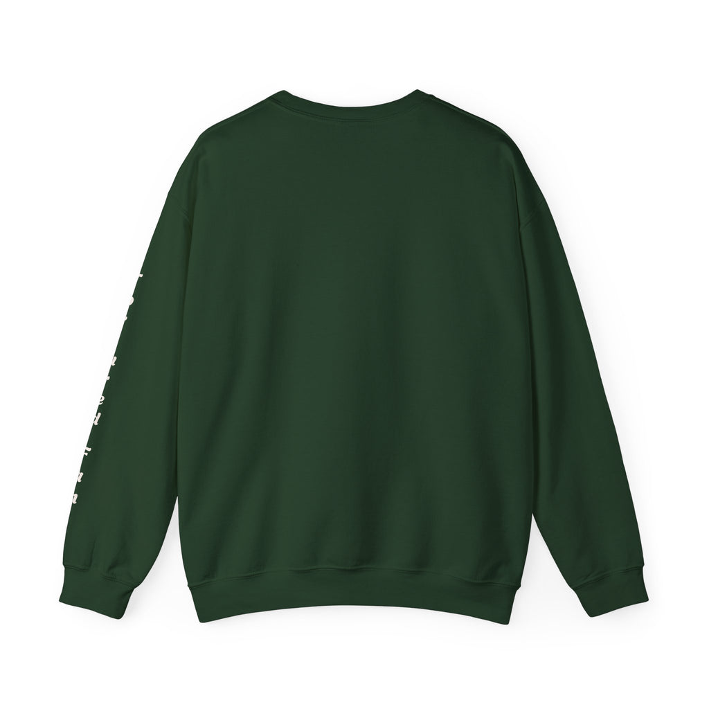 Fall Leaves & Pumpkins Crewneck Sweatshirt — Autumn Graphic Pullover