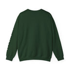 Fall Leaves & Pumpkins Crewneck Sweatshirt — Autumn Graphic Pullover