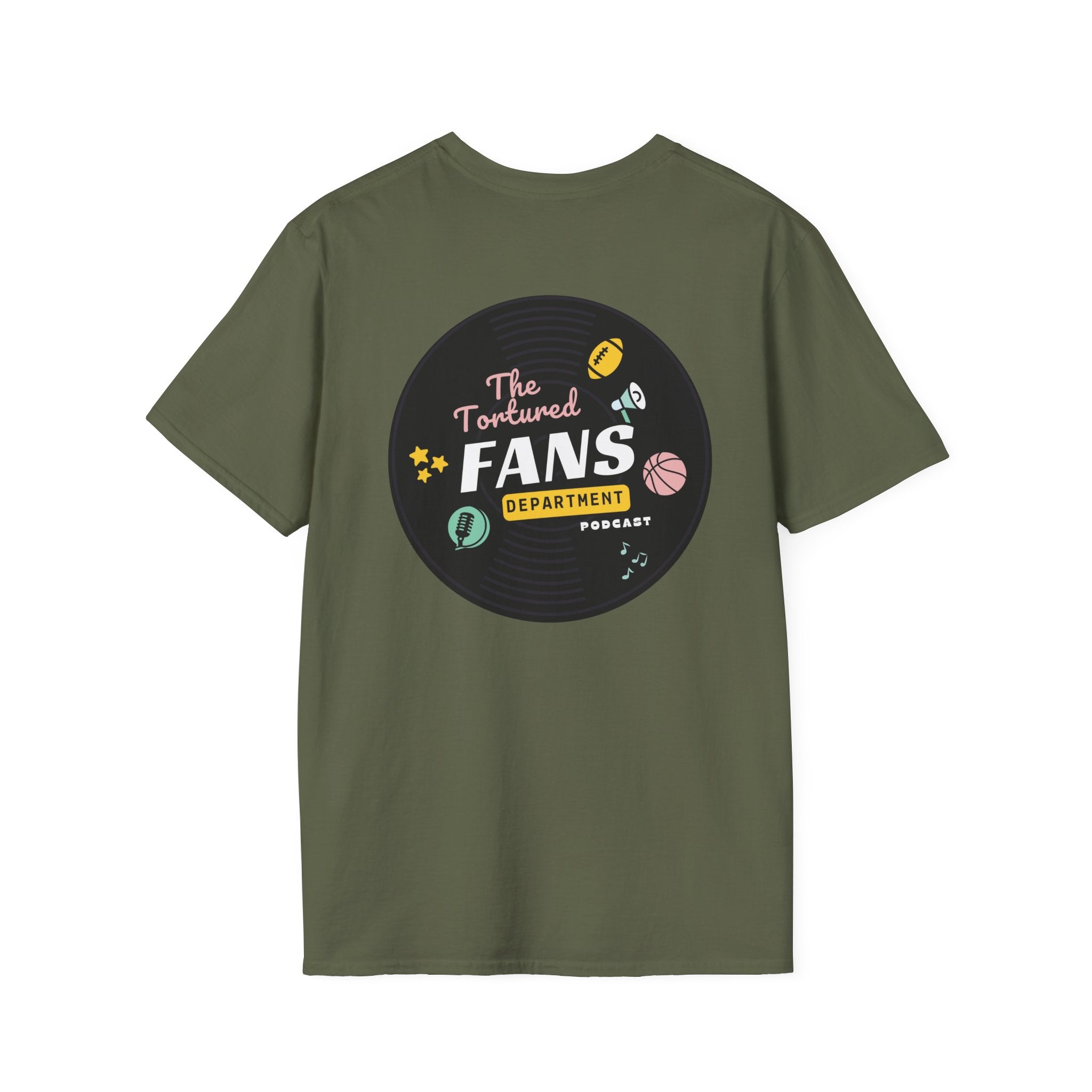 Unisex Softstyle T-Shirt with Retro Podcast Design, Perfect for Fans, Gift for Podcast Lovers, Casual Wear, Unique Tee, Comfort Fashion