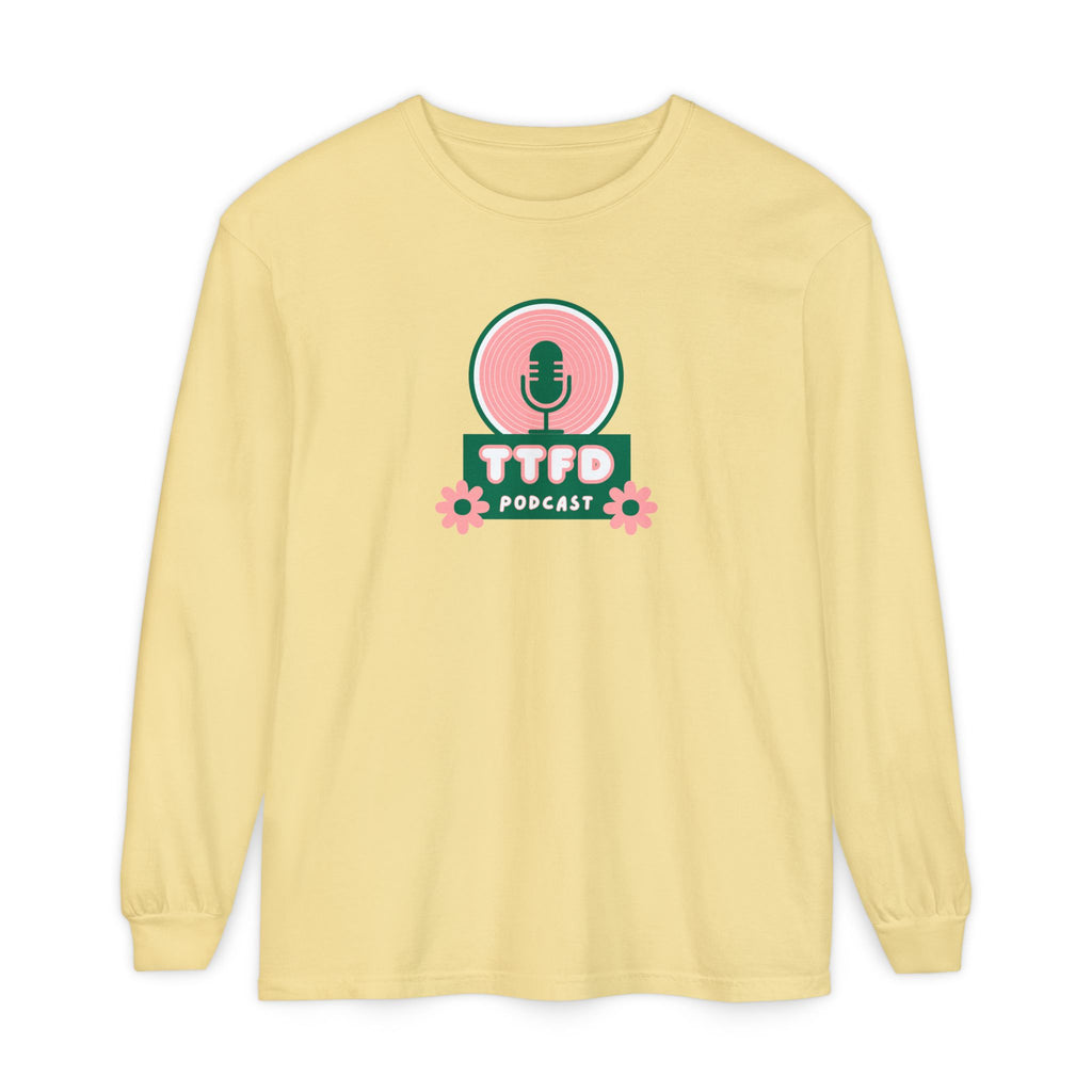 TTFD Floral Mic Long-Sleeve Tee