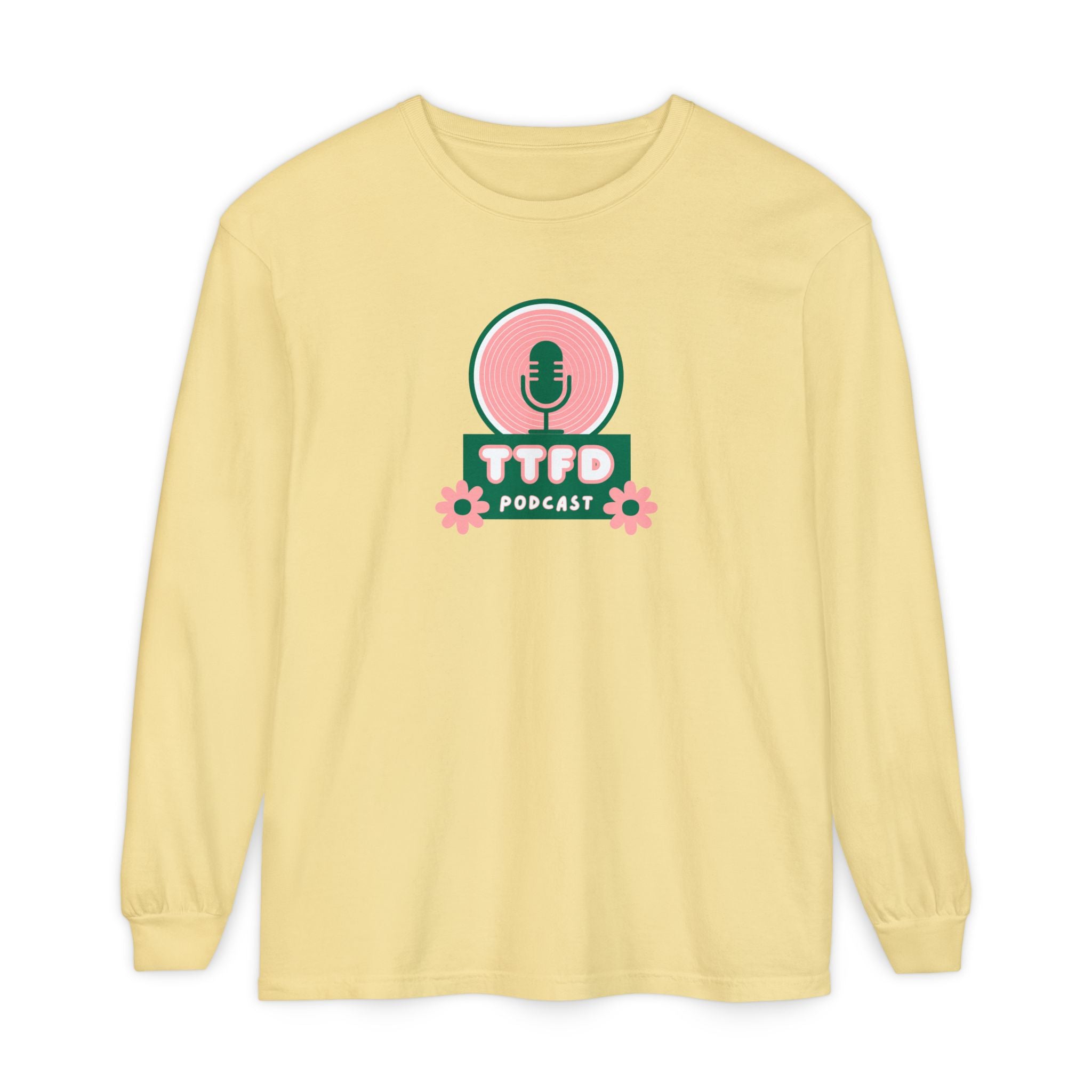 TTFD Floral Mic Long-Sleeve Tee
