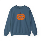 Crewneck Sweatshirt — Pumpkin "Tortured Fan" Halloween Graphic