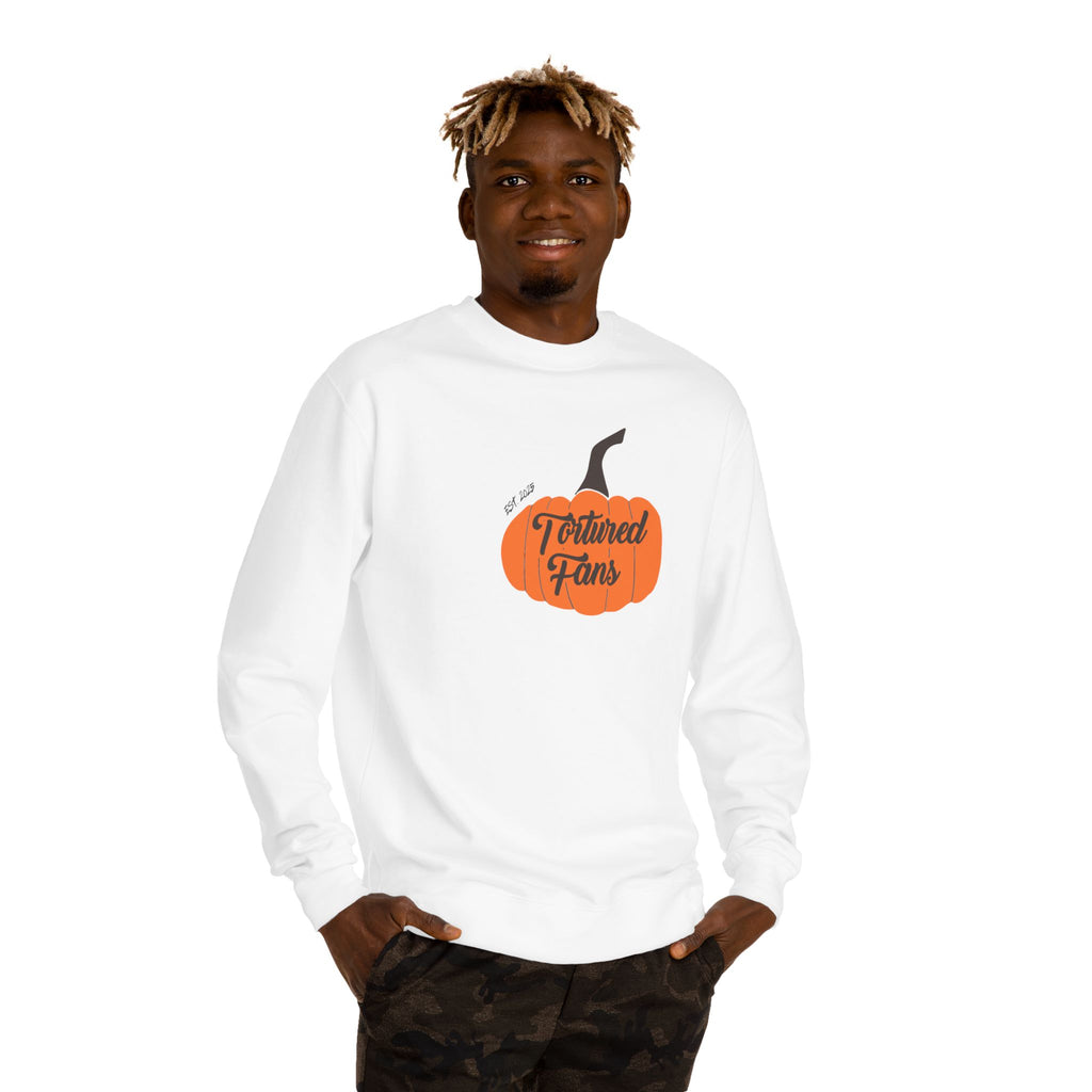 Autumn Pumpkin Sweatshirt - Cozy Fall Apparel, Seasonal Gift, Unisex Crew Neck, Halloween Wear, Pumpkin Spice Lover