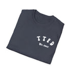 Unisex Softstyle T-Shirt with Retro Podcast Design, Perfect for Fans, Gift for Podcast Lovers, Casual Wear, Unique Tee, Comfort Fashion