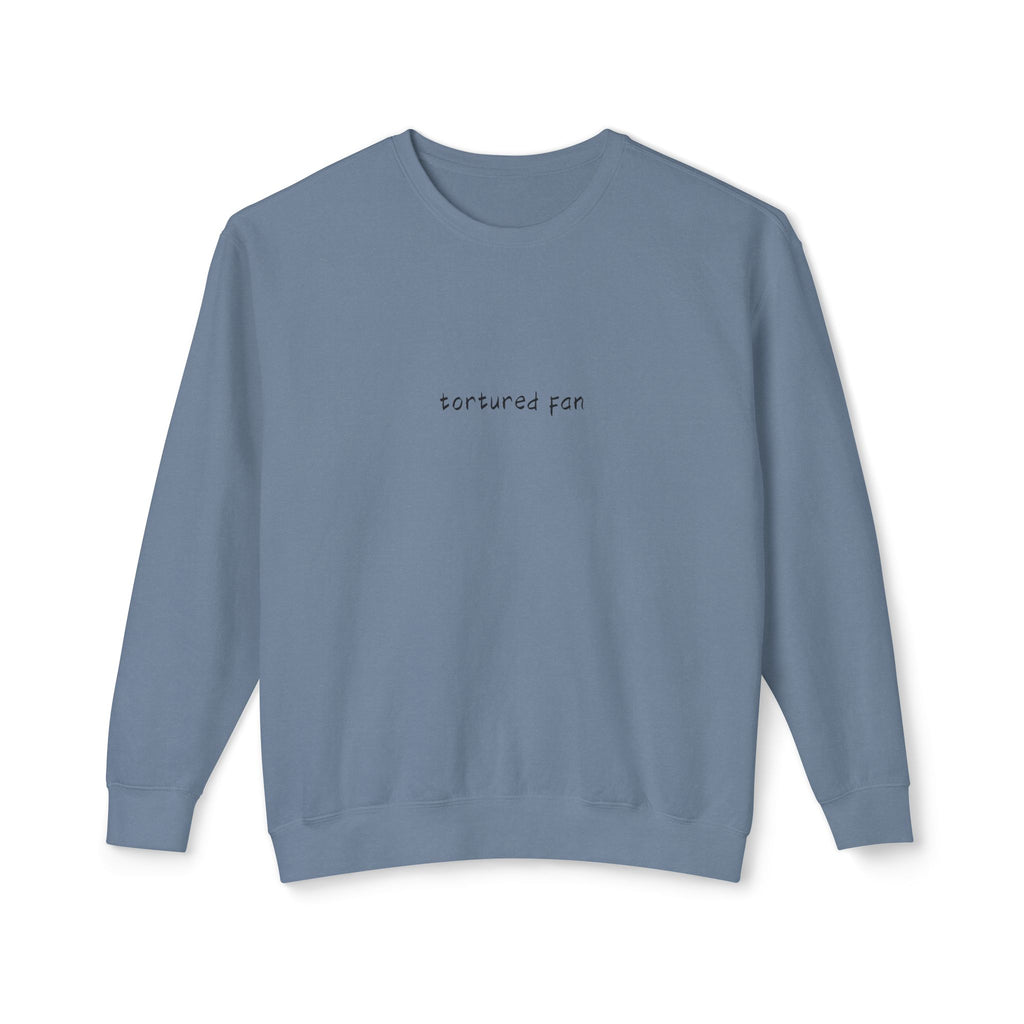 Minimalist "Saturated Fan" Crewneck Sweatshirt