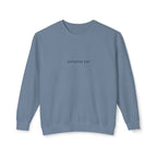 Minimalist "Saturated Fan" Crewneck Sweatshirt