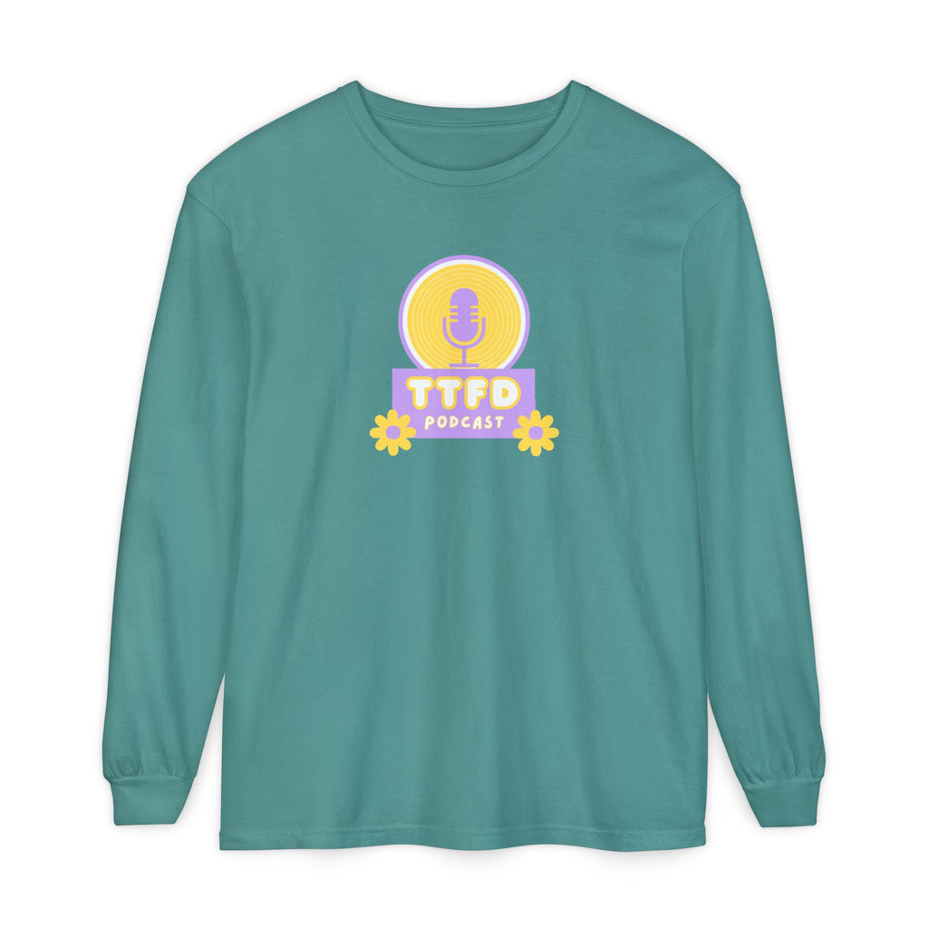 TTFD Floral Mic Long-Sleeve Tee