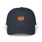 Pumpkin Patch Dad Cap — Embroidered 'TTFD' Fall Pumpkin Hat