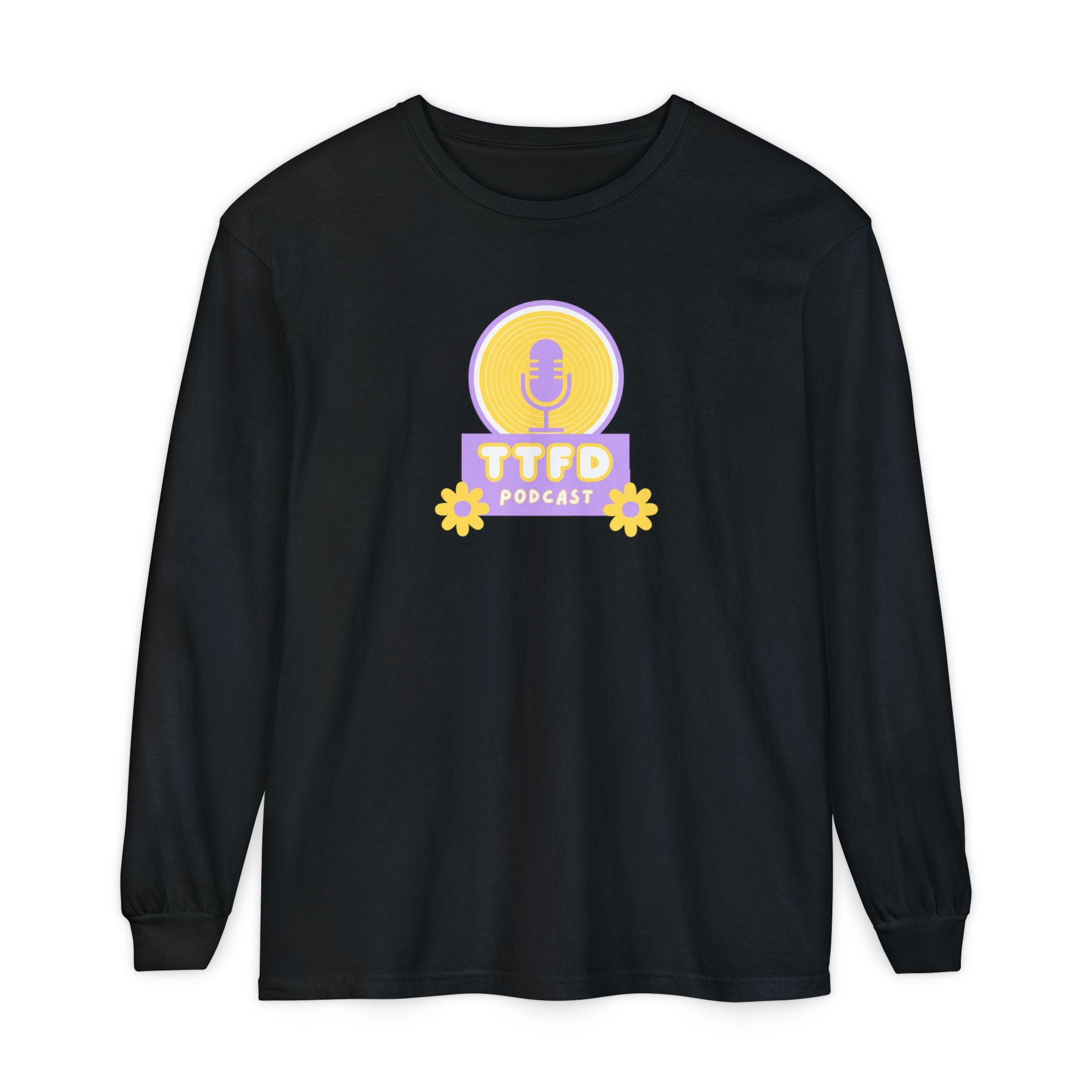 TTFD Floral Mic Long-Sleeve Tee