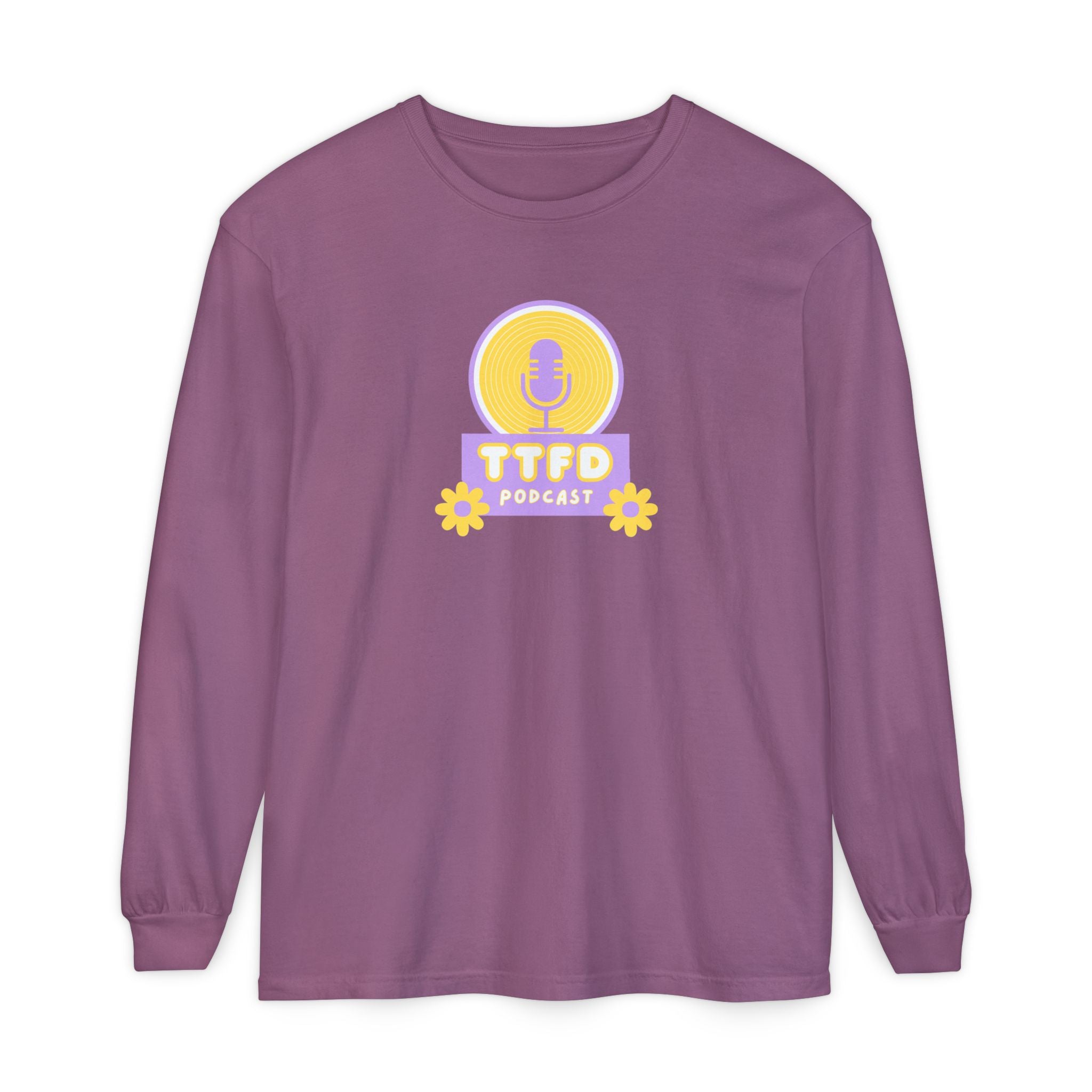 TTFD Floral Mic Long-Sleeve Tee