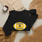 Tortured Fans Dept. Football Crewneck Sweatshirt (Yellow Logo)