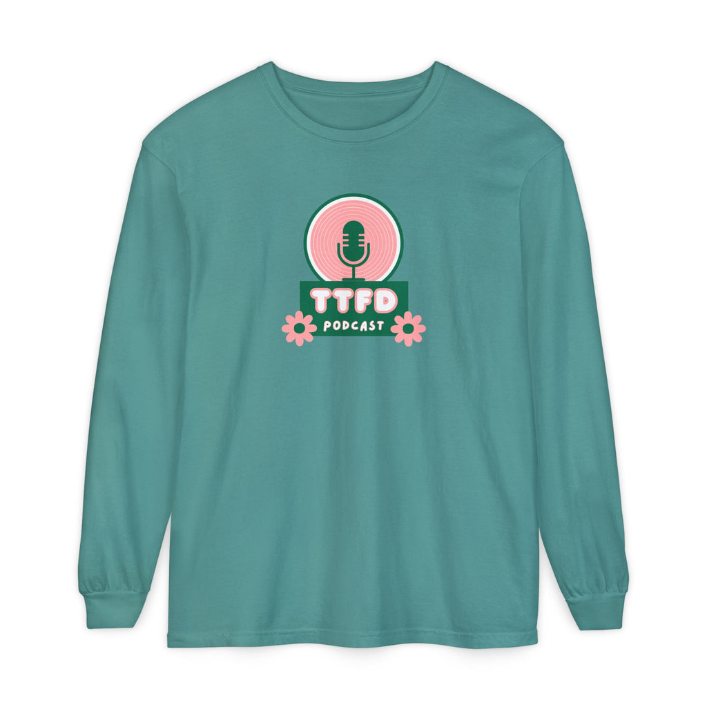 TTFD Floral Mic Long-Sleeve Tee
