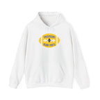 Football Graphic Hoodie — "Tortured Fans Dept." Yellow Logo