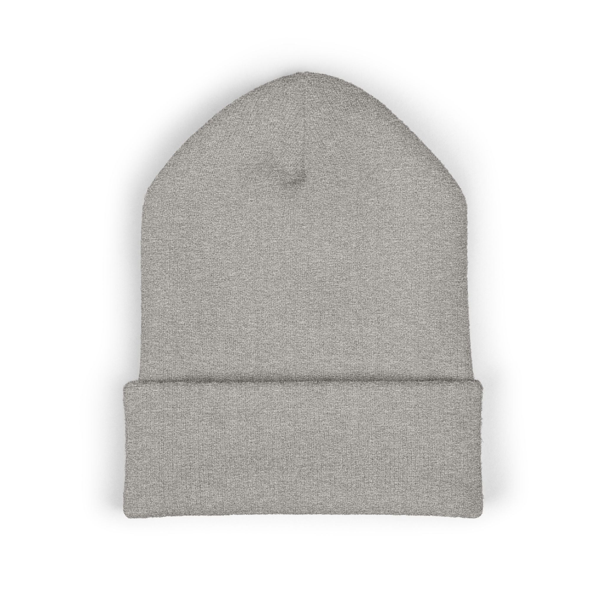Embroidered 'TIFO' Cuffed Beanie — Cozy Olive Knit Winter Hat