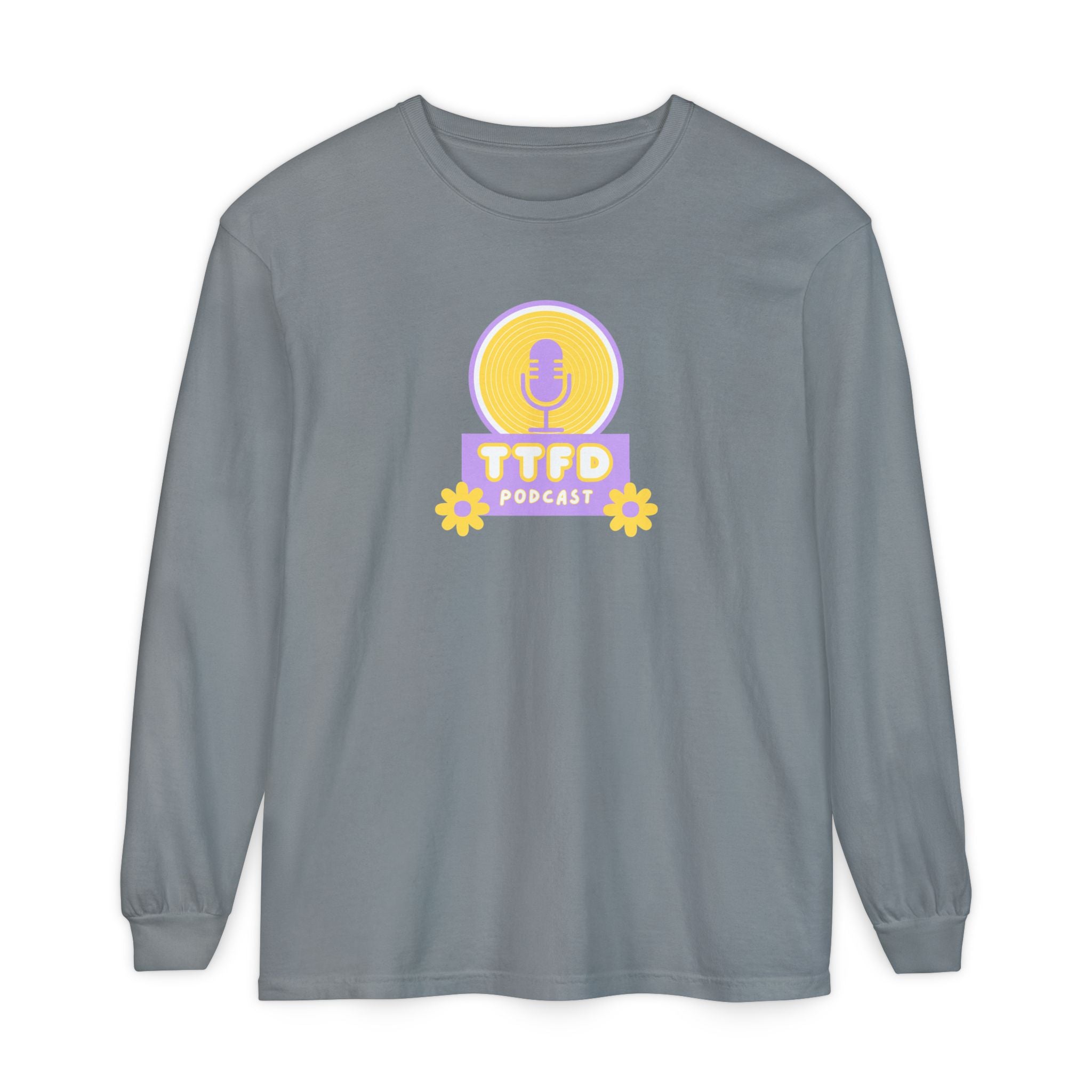 TTFD Floral Mic Long-Sleeve Tee