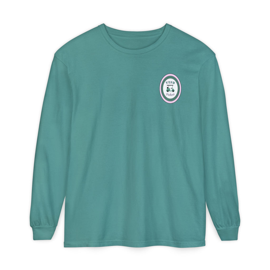 TTFD Podcast Golf Long-Sleeve Tee