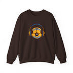 Crewneck Sweatshirt — 'Friends on Football' Headphones Logo