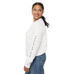 Fall Leaves & Pumpkins Crewneck Sweatshirt — Autumn Graphic Pullover