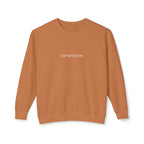 Minimalist "Saturated Fan" Crewneck Sweatshirt