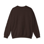 Fall Leaves & Pumpkins Crewneck Sweatshirt — Autumn Graphic Pullover