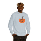 Autumn Pumpkin Sweatshirt - Cozy Fall Apparel, Seasonal Gift, Unisex Crew Neck, Halloween Wear, Pumpkin Spice Lover
