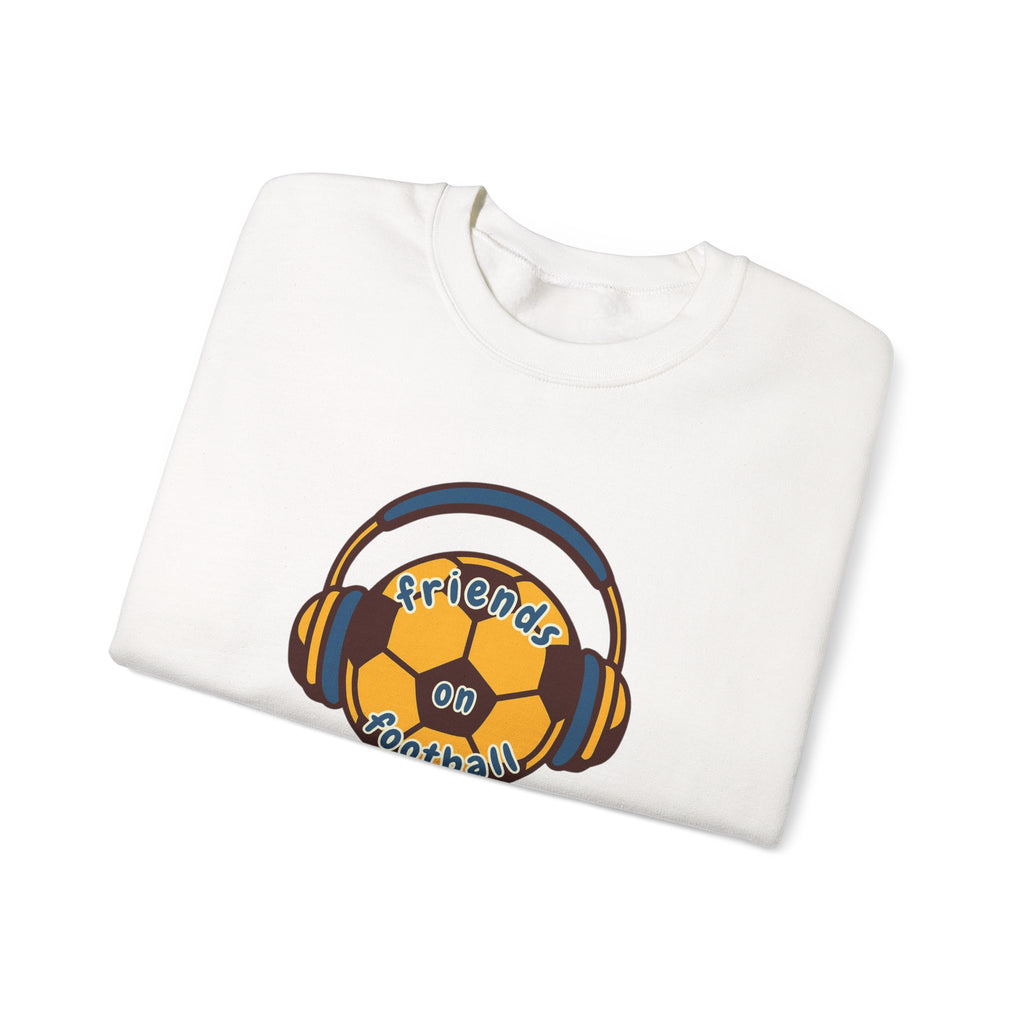 Crewneck Sweatshirt — 'Friends on Football' Headphones Logo