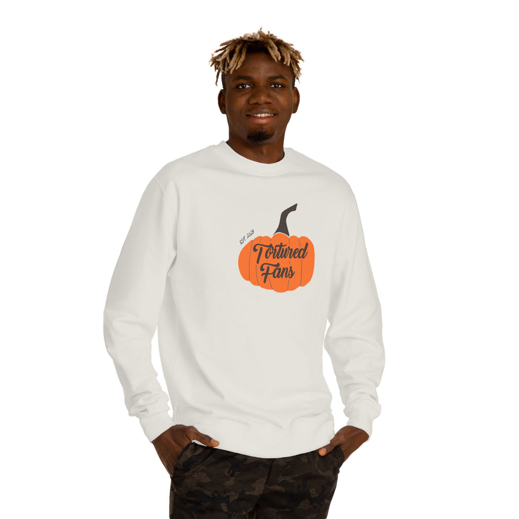 Autumn Pumpkin Sweatshirt - Cozy Fall Apparel, Seasonal Gift, Unisex Crew Neck, Halloween Wear, Pumpkin Spice Lover