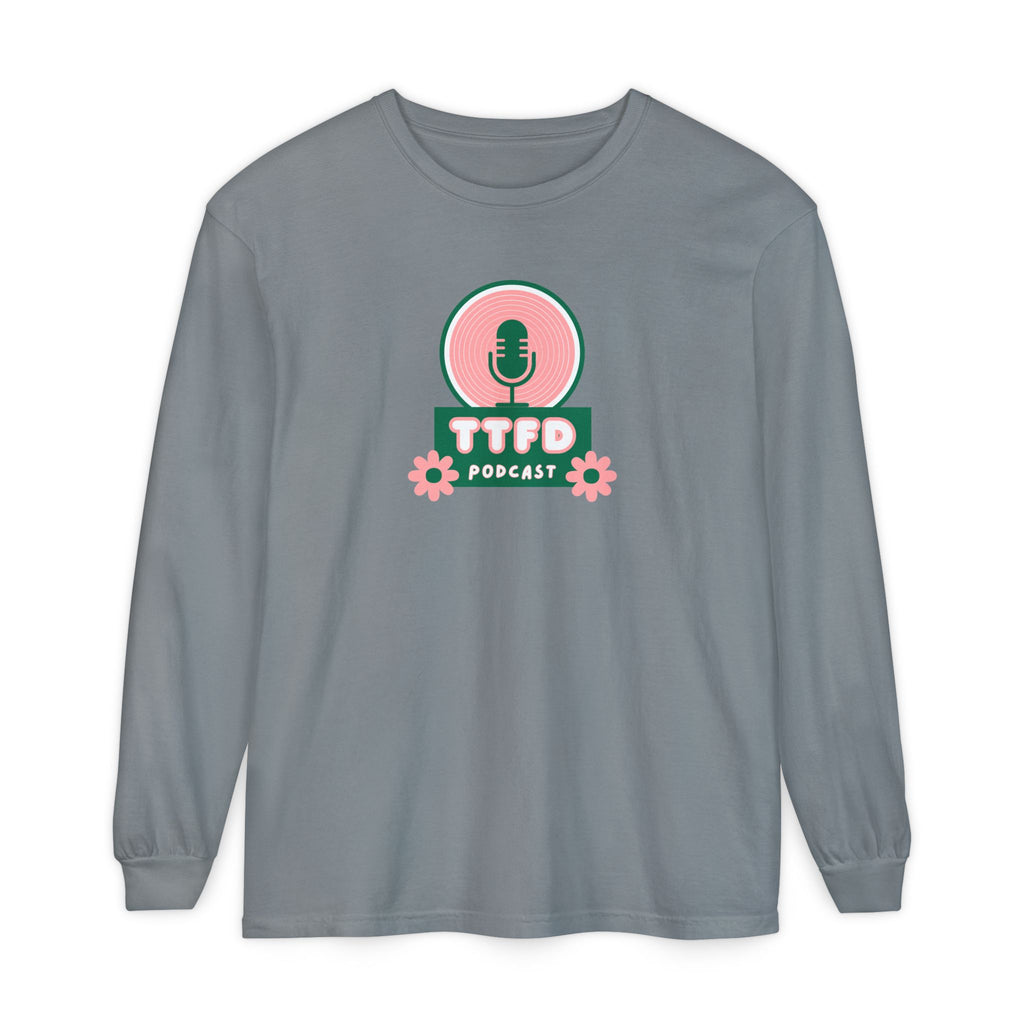 TTFD Floral Mic Long-Sleeve Tee