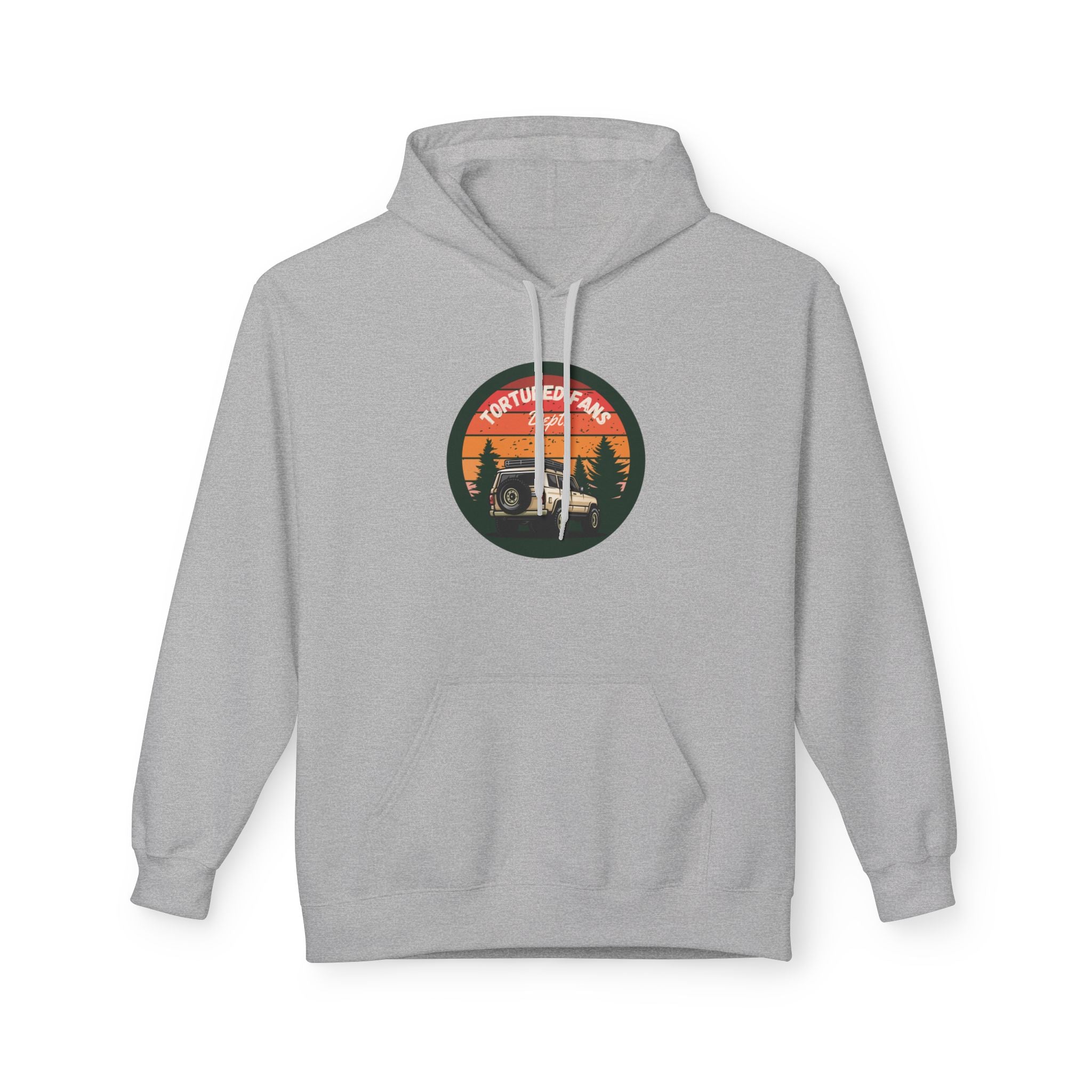 Adventure Jeep Hoodie – "I Don't Need Therapy, I Just Need My Jeep" Vintage Sunset