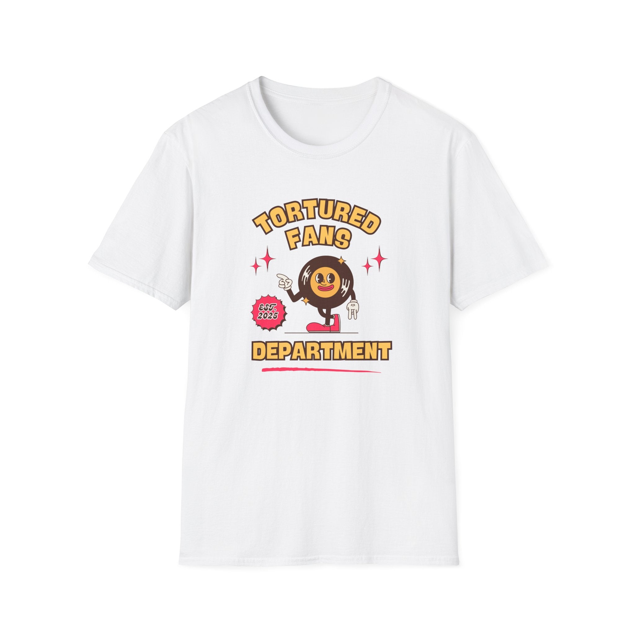 T-Shirt — "Tortured Fans Department" Retro Vinyl Tee