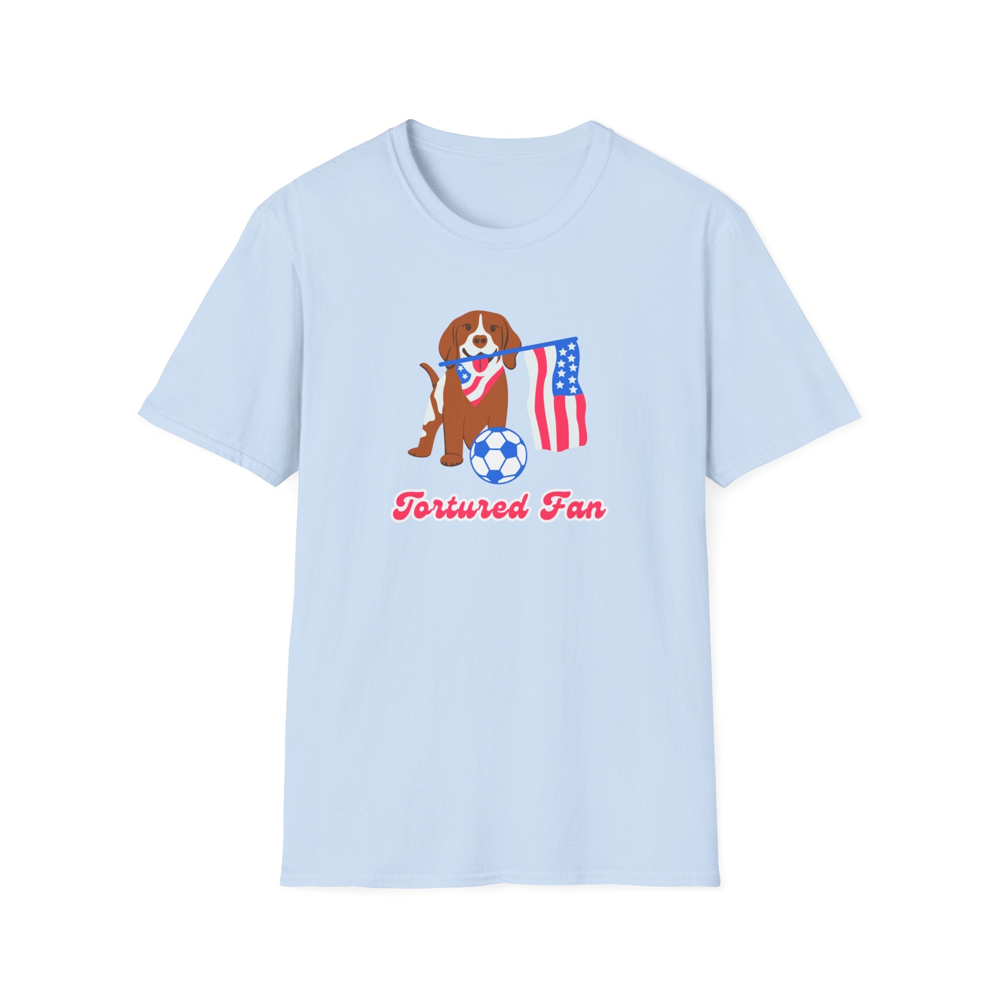 American Dog Tortured Fan T-Shirt