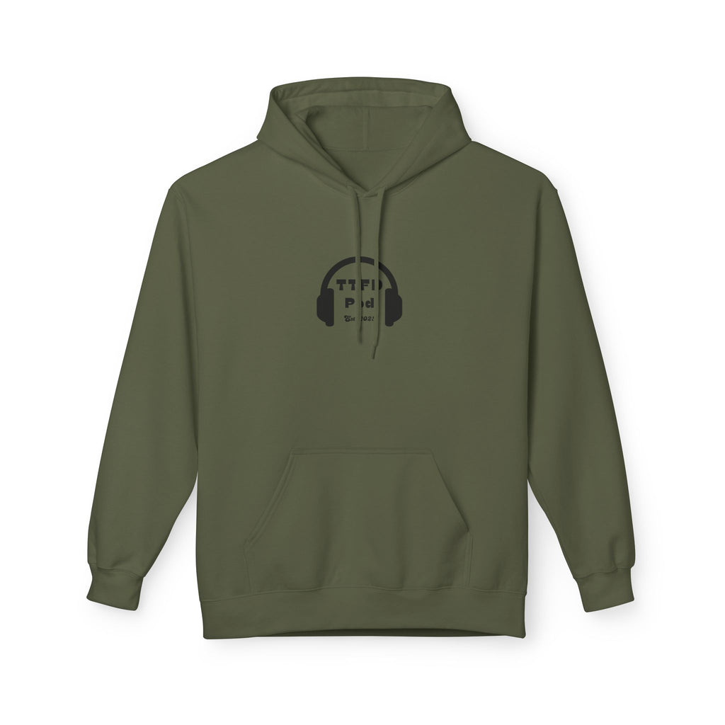 Headphone Graphic Fleece Hoodie (Unisex)