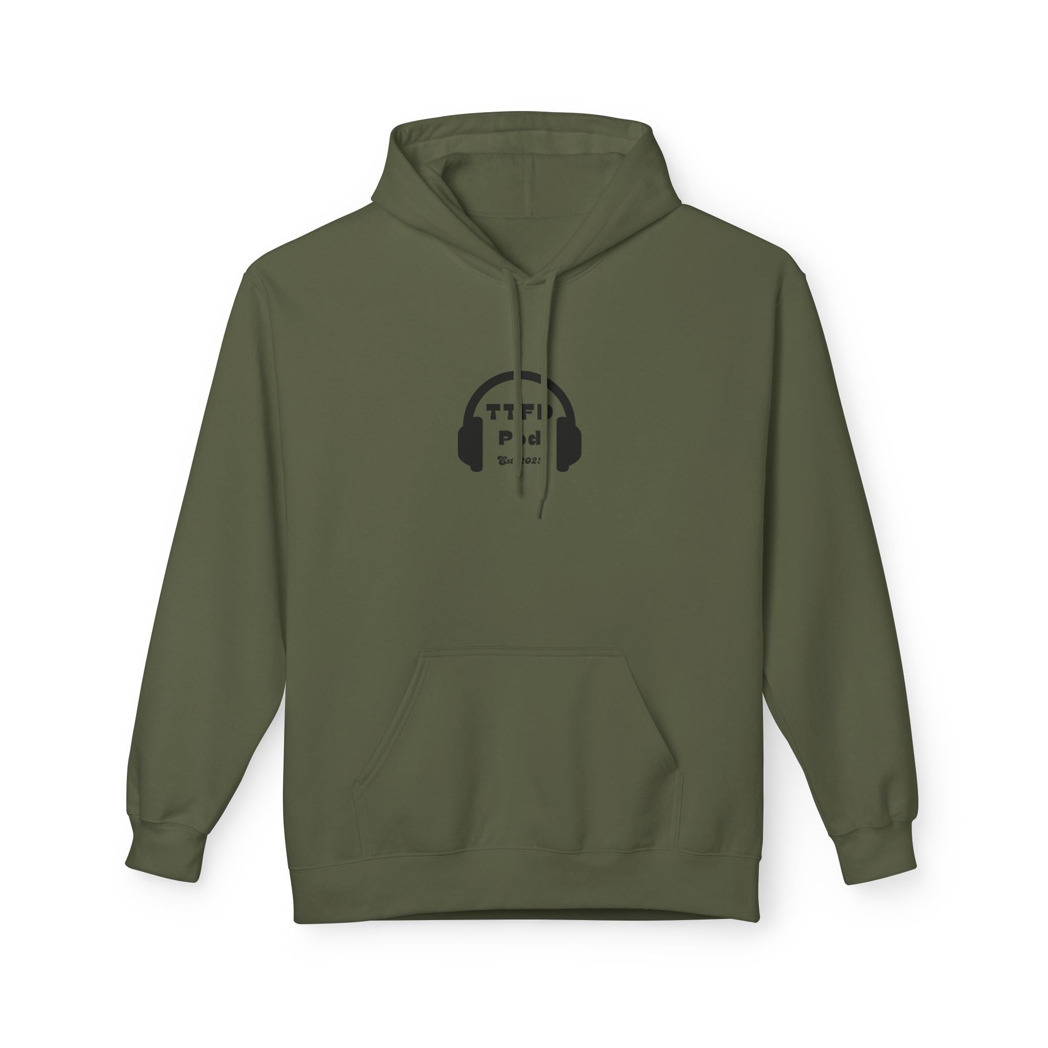 Headphone Graphic Fleece Hoodie (Unisex)