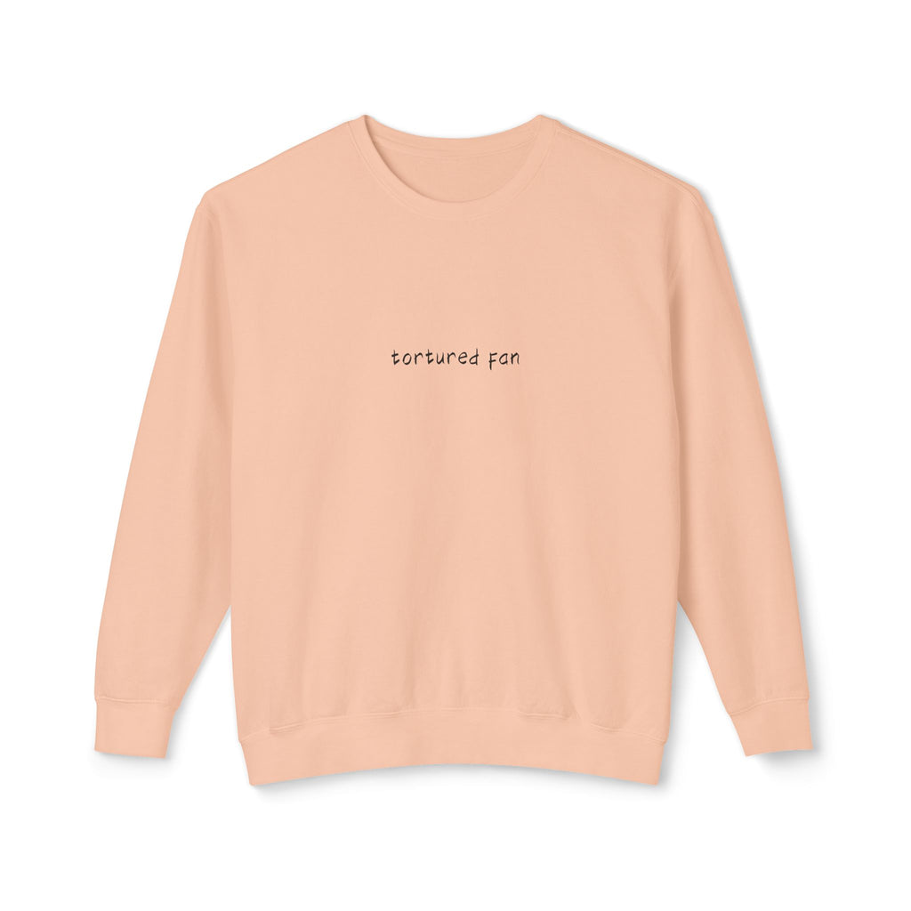 Minimalist "Saturated Fan" Crewneck Sweatshirt