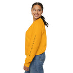 Fall Leaves & Pumpkins Crewneck Sweatshirt — Autumn Graphic Pullover