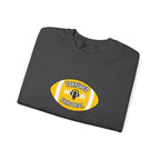 Tortured Fans Dept. Football Crewneck Sweatshirt (Yellow Logo)