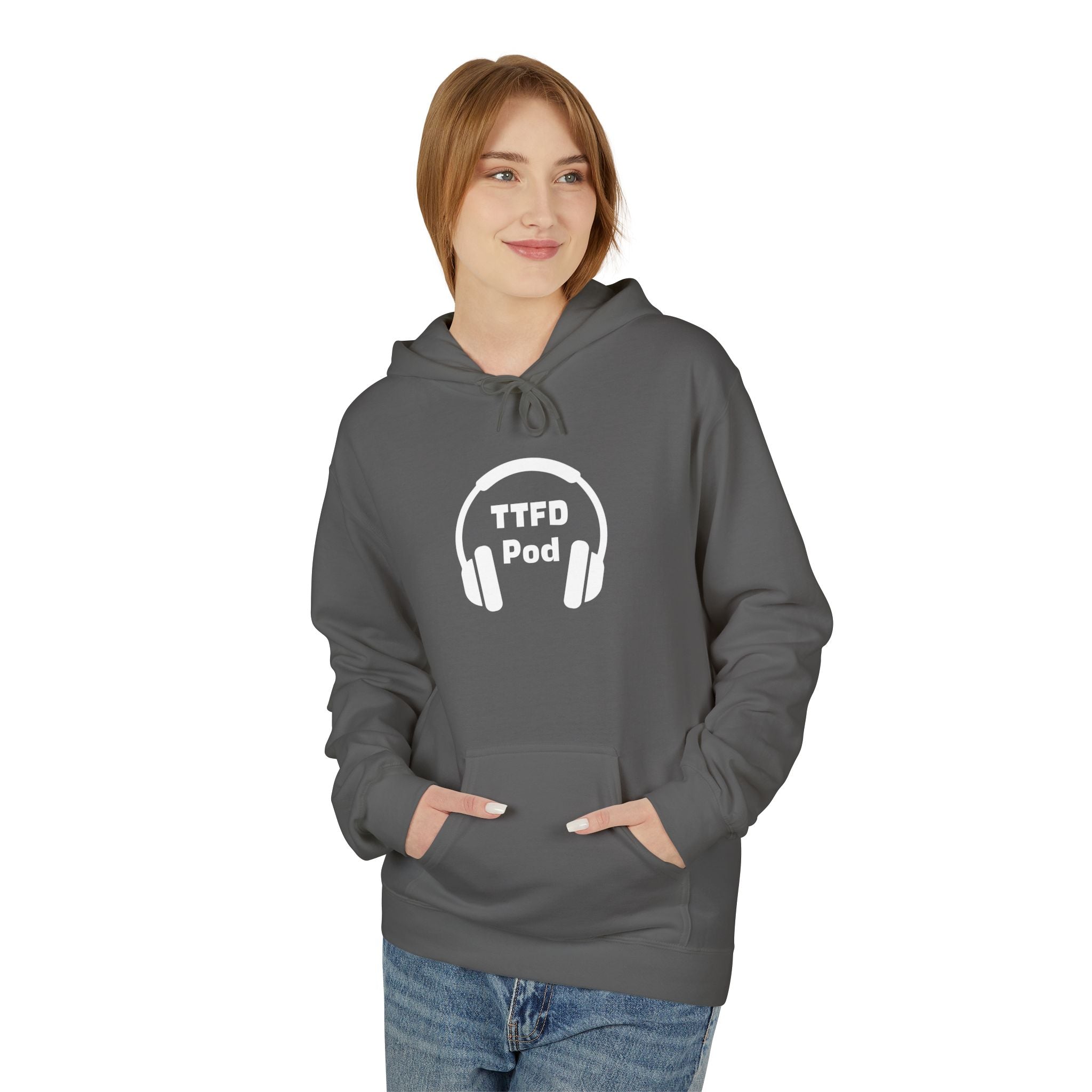Midweight Fleece Hoodie (Headphone Logo)