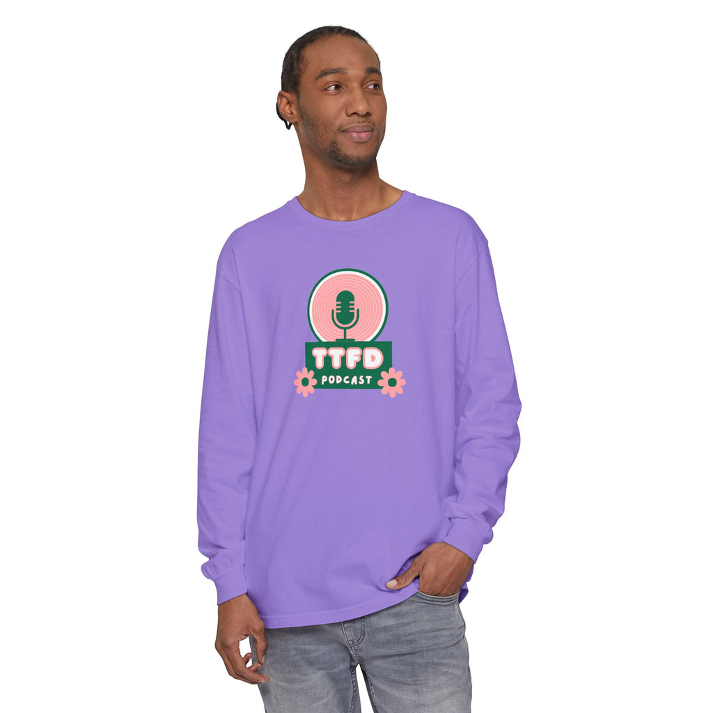 TTFD Floral Mic Long-Sleeve Tee