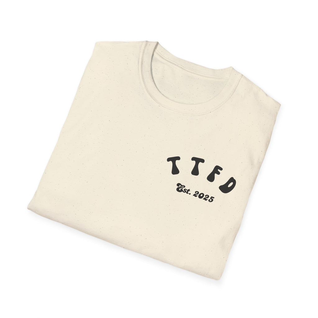 Unisex Softstyle T-Shirt with Retro Podcast Design, Perfect for Fans, Gift for Podcast Lovers, Casual Wear, Unique Tee, Comfort Fashion