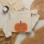 Crewneck Sweatshirt — Pumpkin "Tortured Fan" Halloween Graphic