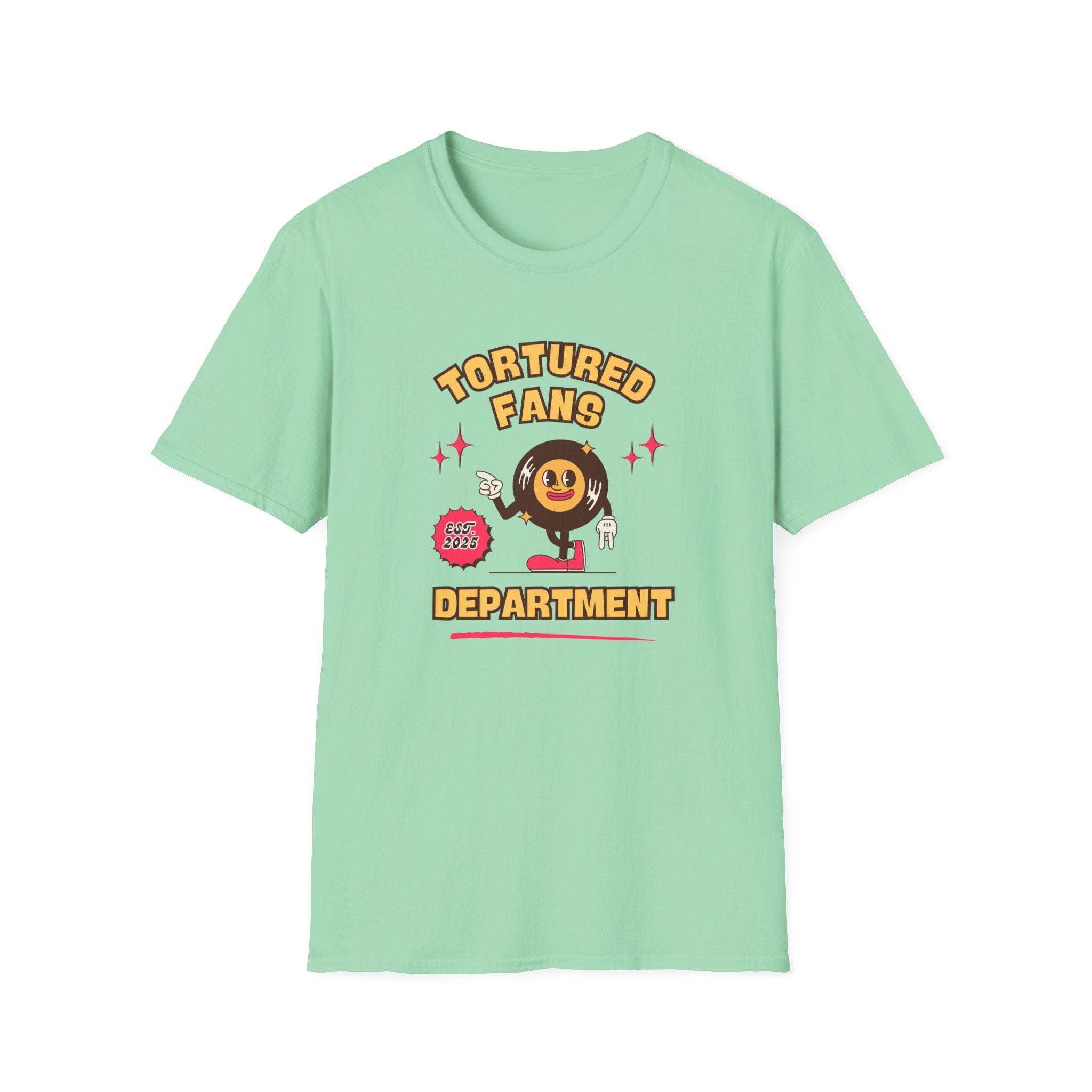 T-Shirt — "Tortured Fans Department" Retro Vinyl Tee